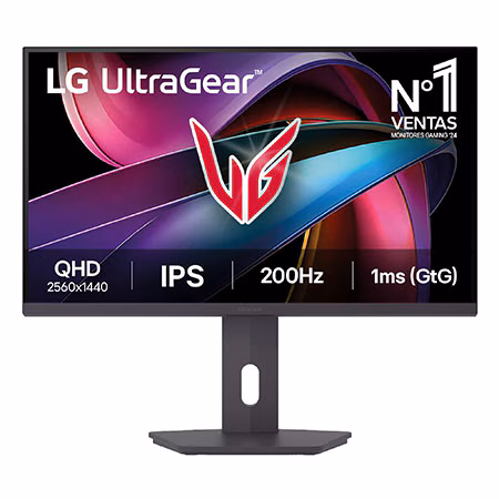 Monitor Gaming LG UltraGear 27", QHD, 200Hz, 1 ms - 27G610AX-B.OBSPTO