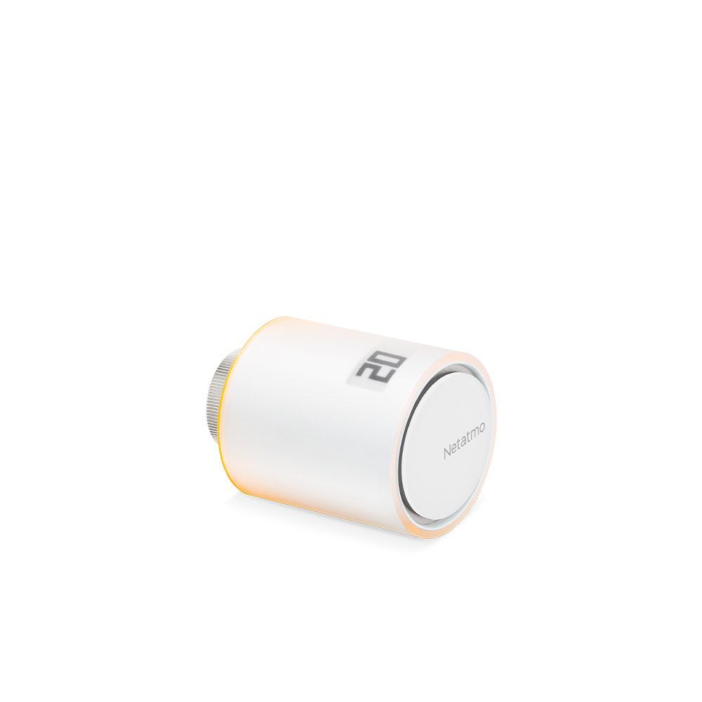 Válvula termostática - Netatmo NAV-ES, Accesorio del termostato, Control remoto vía App, Regulación inteligente, Blanco
