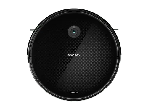 Robot aspirador - Cecotec Conga M20, 160 min, 7000 Pa, APP, 2 cepillos laterales, Total Surface 3.0, Hasta 160m2, Bluetooth, WiFi, Negro