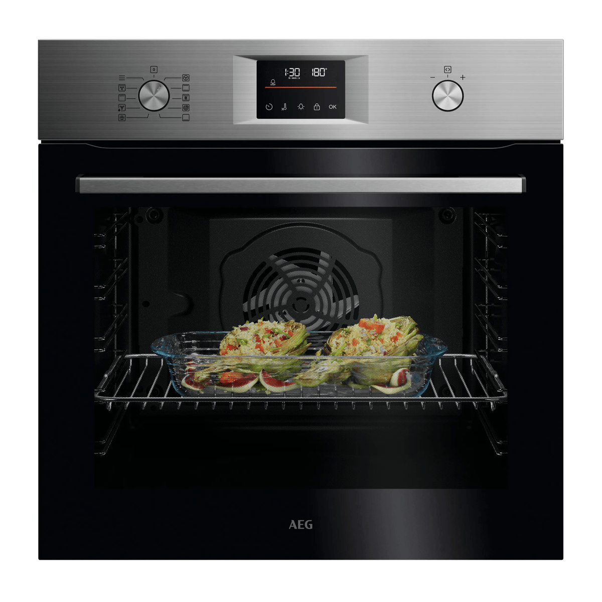 AEG - Horno multifunción AEG con 9 funciones y pirólisis - TU5PB43SM.