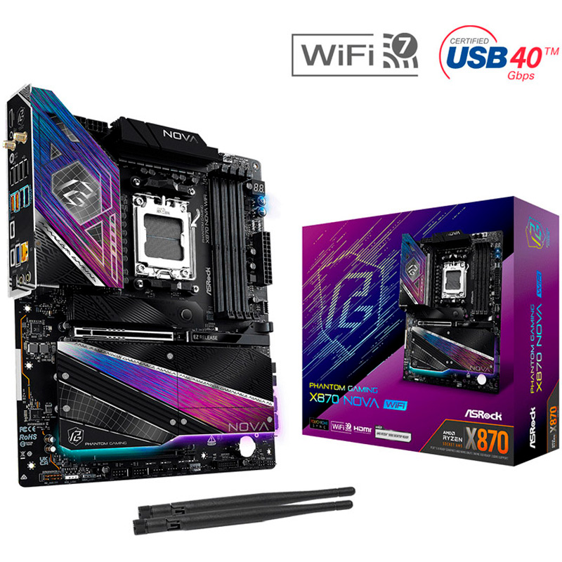 AS Rock X870 NOVA WIFI Socket AM5