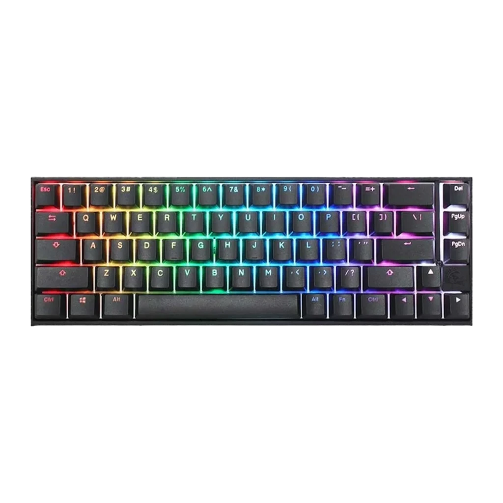 Teclado Gaming Ducky Mecha Pro SF Mecánico Cherry MX Blue RGB Español 65%