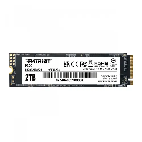 Patriot Memory P320 2 TB M.2 PCI Express 3.0 NVMe P320P2TBM28