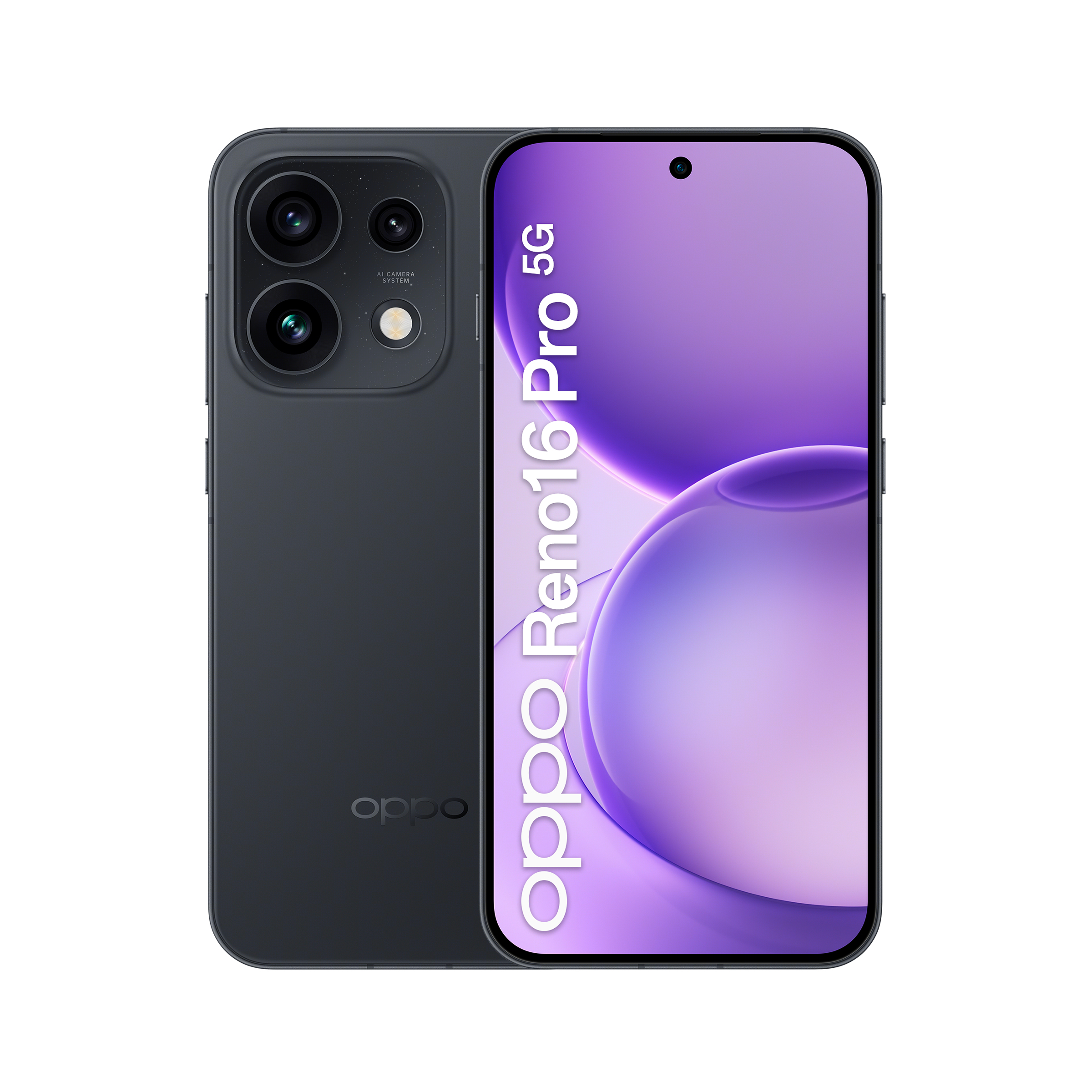 OPPO Reno16 Pro 5G 12GB/512GB Starlight Black batería de 6000 mAh