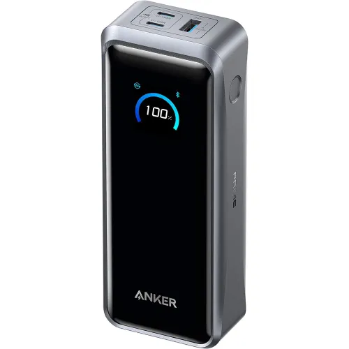 ANKER - Power Bank Anker Prime, 26250 mAh, 300W, Pantalla, 2 USB-C y USB A, PowerIQ 4.0.