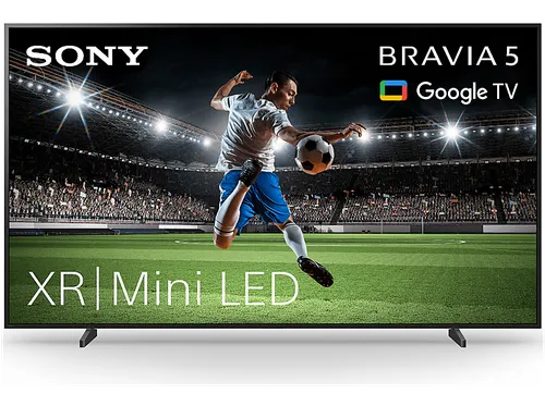 Sony - TV 98" Sony BRAVIA 5 K98XR55BP Mini LED, 4K HDR, Google TV, Smart TV, Procesador AI XR, Acoustic MultiAudio. Dolby Vision, Dolby Atmos, Ga.