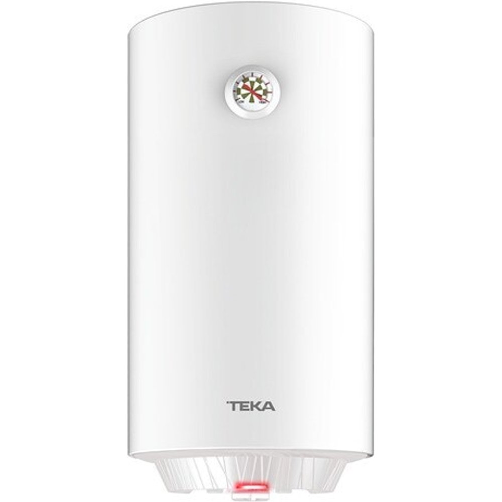 Termo eléctrico - Teka EWH 80 C, Capacidad L, Vertical, Tanque esmaltado en Zafire, Termostato, Termómetro, Blanco