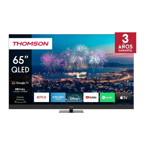 Televisor Thomson 65QG6C14 QLED Plus 65 pulgadas 4K UHD Google TV Dolby Vision