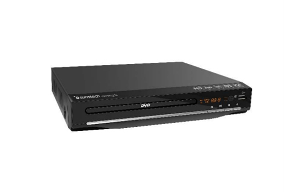 REPRODUCTOR DVD SUNSTECH DVD+ R RW CD R RW PAL NTSC MANDO A DISTANCIA NEGRO DVPMH225BK