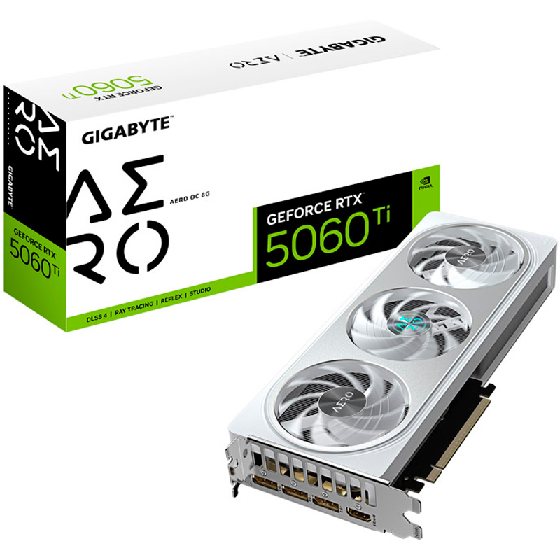 Gigabyte GeForce RTX 5060 Ti AERO OC 8GB GDDR7 DLSS4
