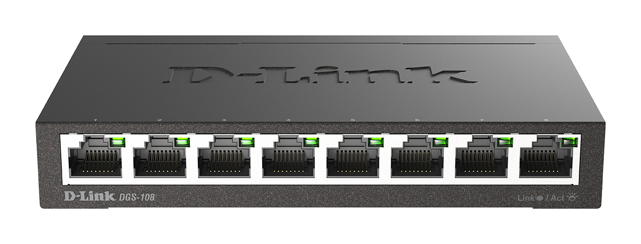 D-Link DGS-108 switch No administrado L2 Gigabit Ethernet DGS-108