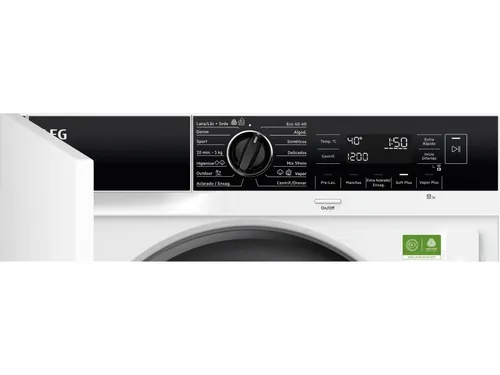 AEG - Lavadora integrable AEG 8 Kg - 1400 rpm, PowerClean, Vapor, Wifi, Silencio, Serie 8000 -LFU8E8436C.: imagen 2