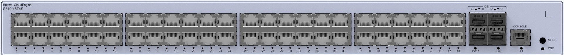 Huawei Switch S310-48T4S (48*GE ports, 4*GE SFP ports, AC 98012203