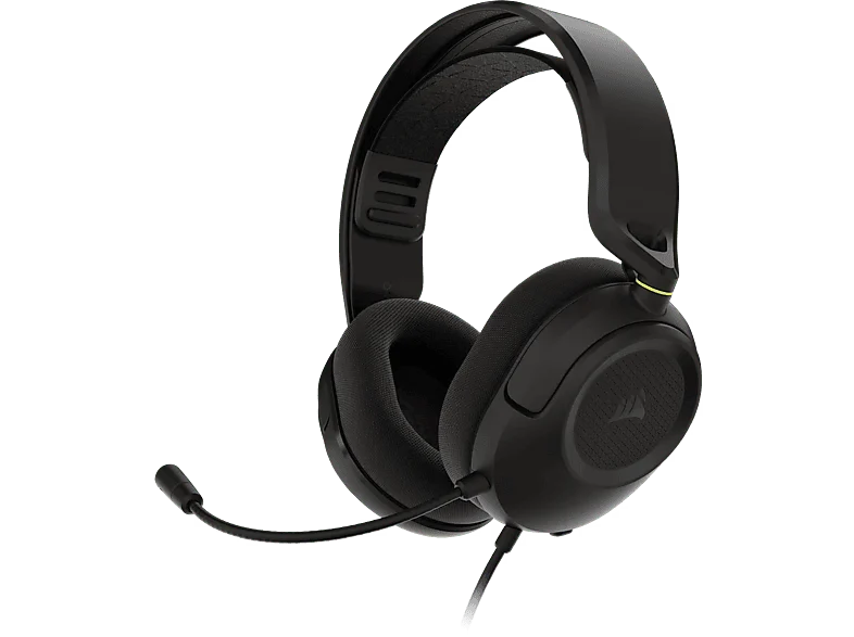Auriculares gaming - Corsair HS35 v3, Transductores de neodimio 50 mm, Micrófono omnidireccional, Carbono