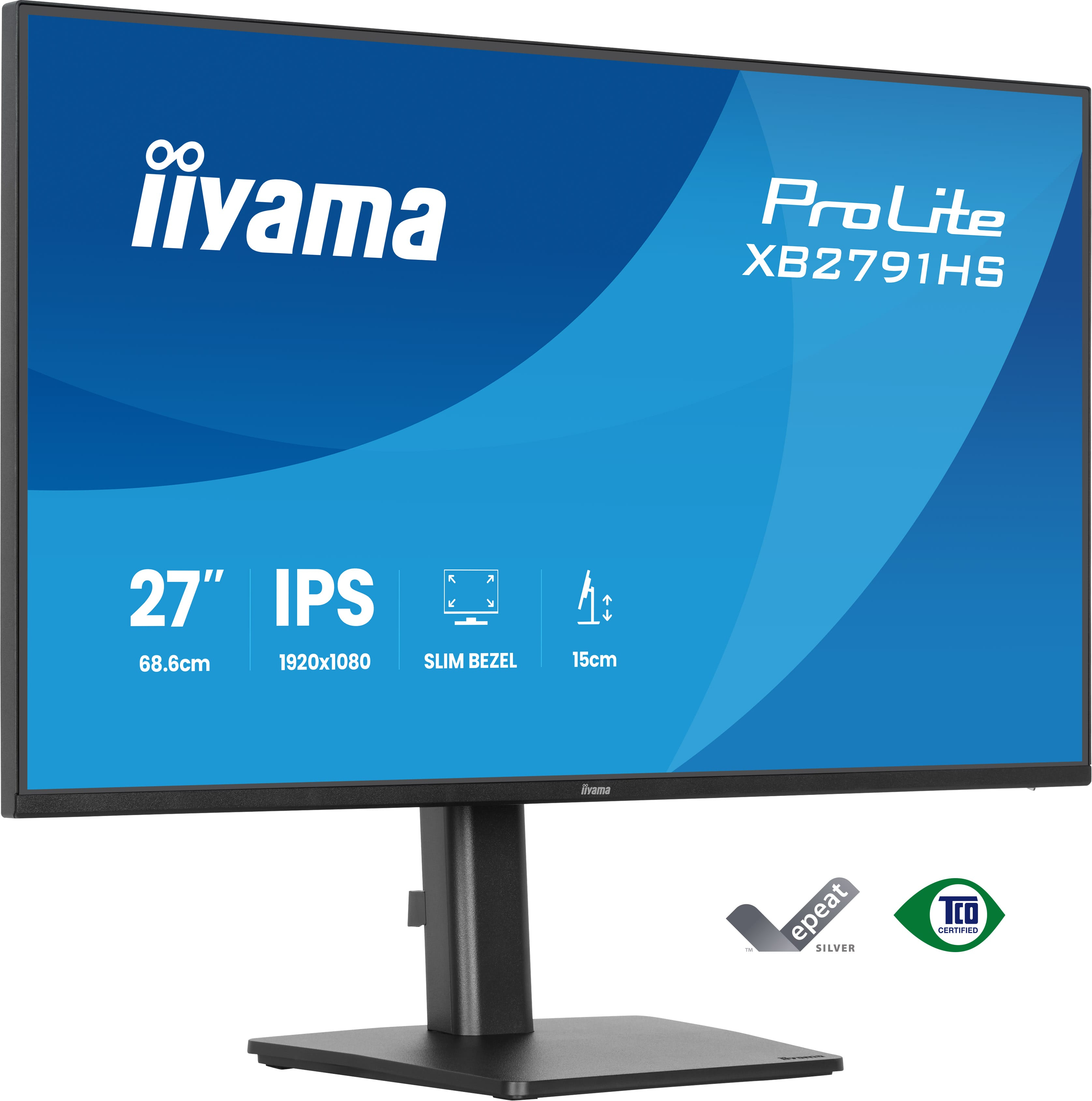 iiyama XB2791HS-B1 Monitor ProLite 27" IPS FHD 120Hz 350cd XB2791HS-B1