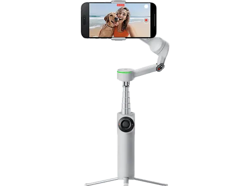 Gimbal - Insta360 Flow 2 Pro, Creator Kit, 10h Autonomía, Estabilización de 3 ejes, Deep track 4.0 impulsado por IA, Gris