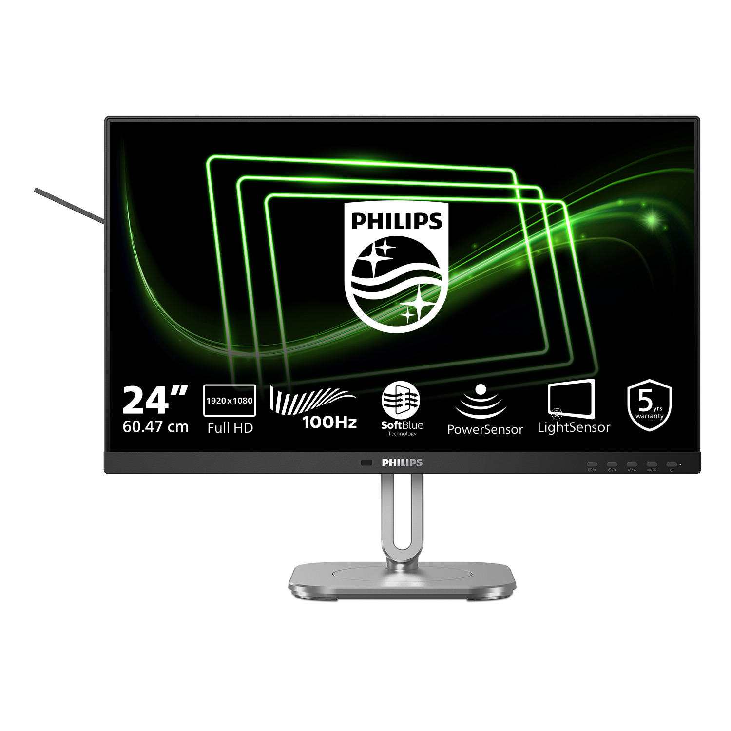 Philips 5000 series 24B2G5200/00 pantalla para PC 60,5 cm 24B2G5200/00
