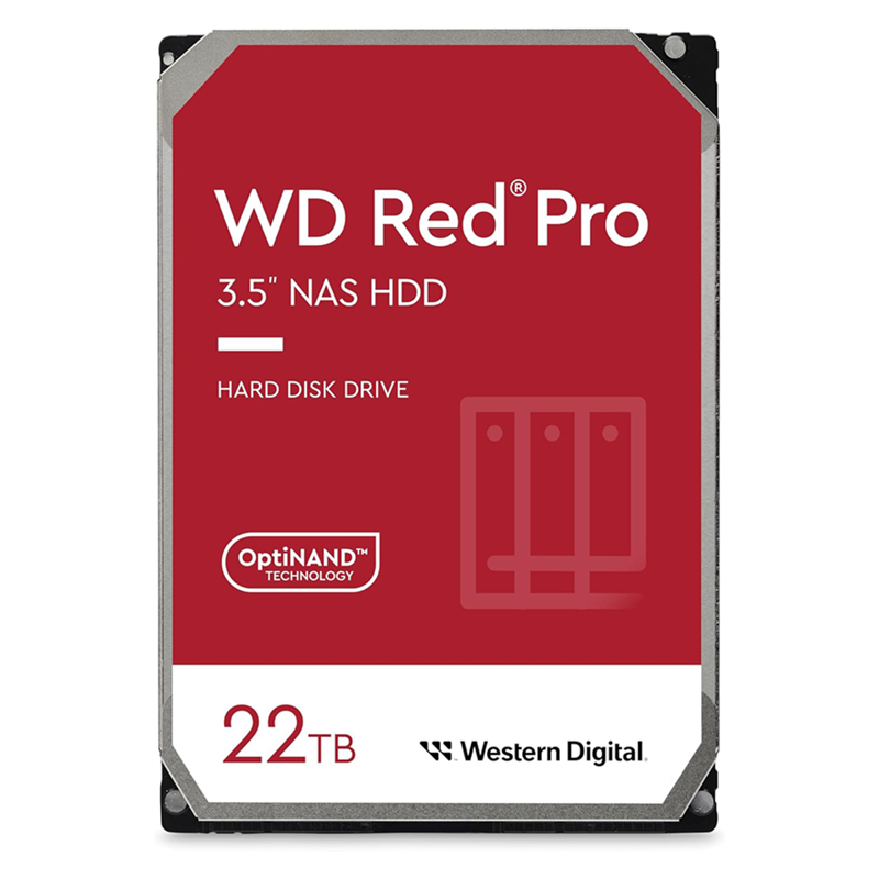 Western Digital Red Pro NAS 22TB 3.5" SATA3 256MB
