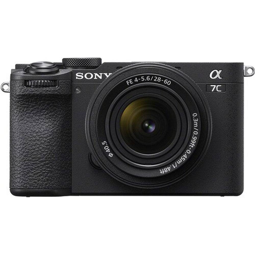 Sony - Sony Alpha 7CII cámara Evil Full Frame objetivo zoom de 28-60 mm, sensor CMOS Exmor R Bionz XR y enfoque automático híbrido rápido (ILCE7CM2LS..
