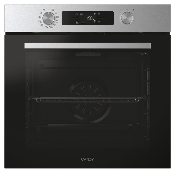 HORNO CANDY CA6 N5B3EYTX PIROLITICO CON VAPOR MULTIFUNCION INOX
