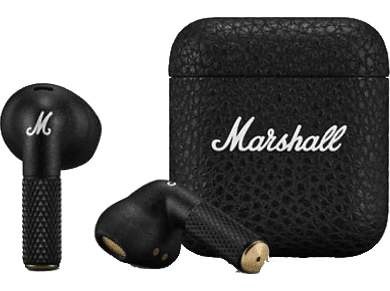 Auriculares True Wireless - Marshall Minor IV, +30h, Estuche de Carga, Black