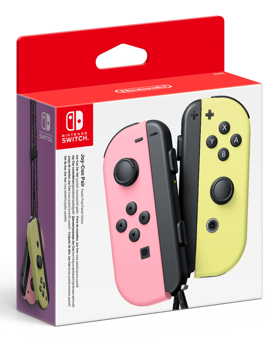Mando Joy-Con Set Izqda/Derecha Rosa/Amarillo Nintendo Switch