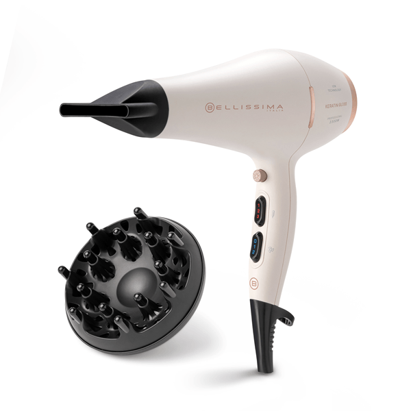 SECADOR DE PELO IMETEC KERATIN GLOSS 2300 W