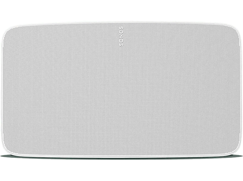 Altavoz Inalámbrico - Sonos Multiroom Five, Wi-Fi, 6 Amplificadores, Mid-woofers, AirPlay 2, Blanco