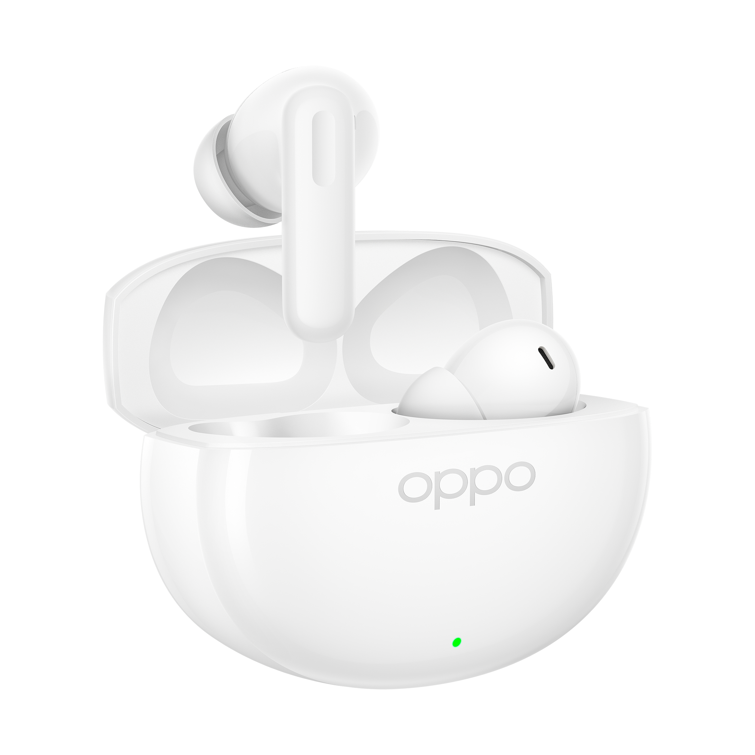 Auriculares True Wireless - OPPO Enco Air5, 13 h Autonomía, Cancelación de Ruido, IP55, Bluetooth, Glossy White