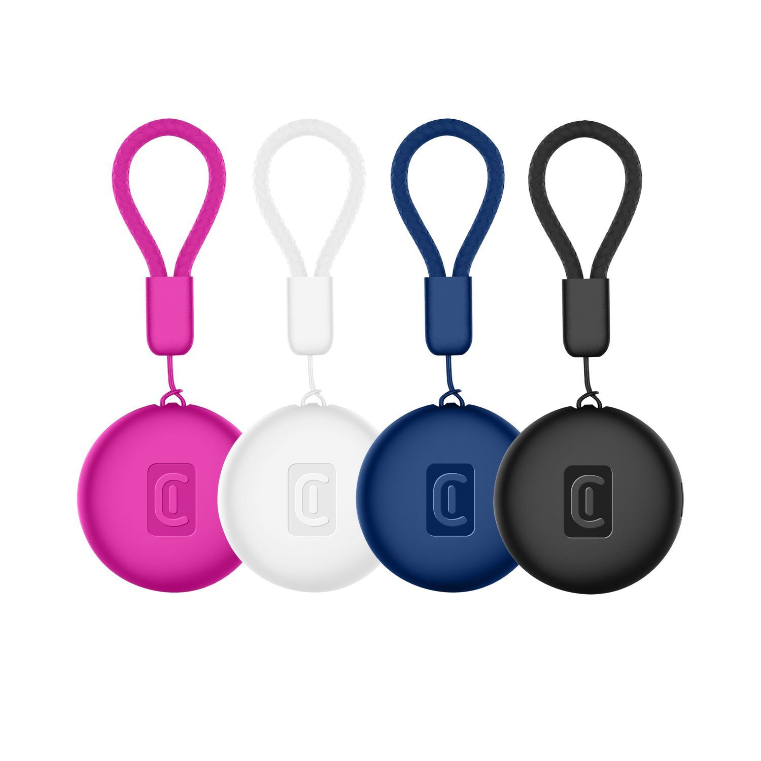 Localizador - CellularLine Tracy Tag Dual Multipack 4x, para iOS, Android, Multicolor