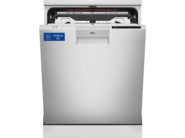 AEG Lavavajillas de 60 cm Serie 7000 GlassCare para 14 cubiertos FFB76717PM