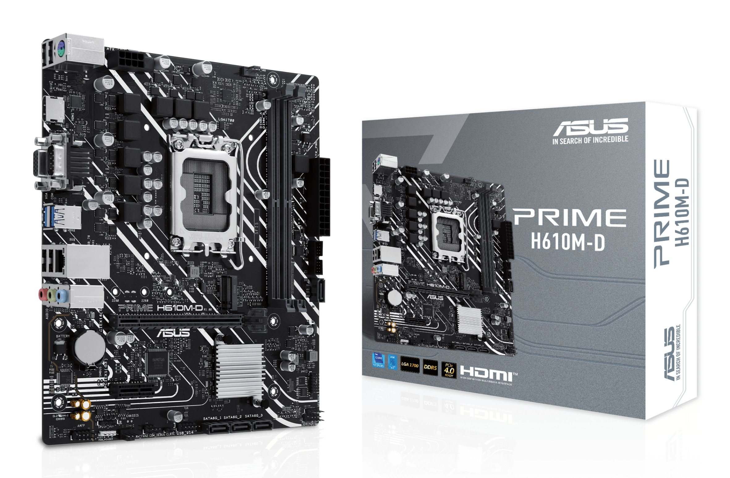 ASUS PRIME H610M-D Intel H610 LGA 1700 micro ATX 90MB1G80-M0EAY0