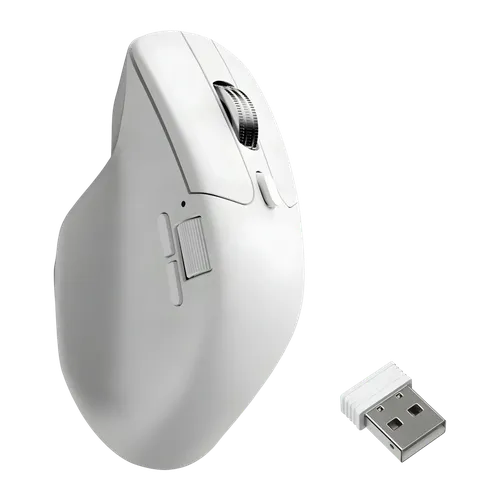 Ratón Keychron M6 Inalámbrico 30000 DPI Blanco