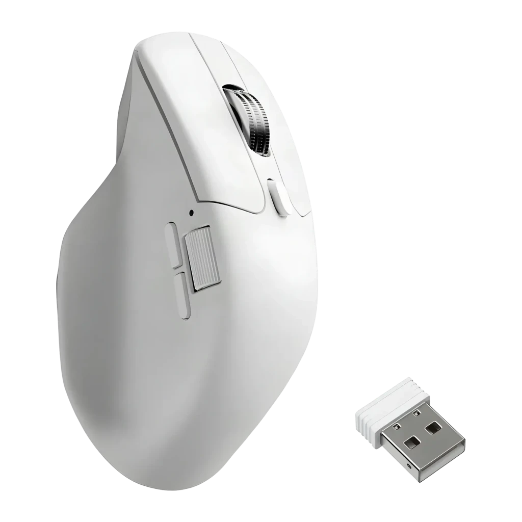 Ratón Keychron M6 Inalámbrico 30000 DPI Blanco