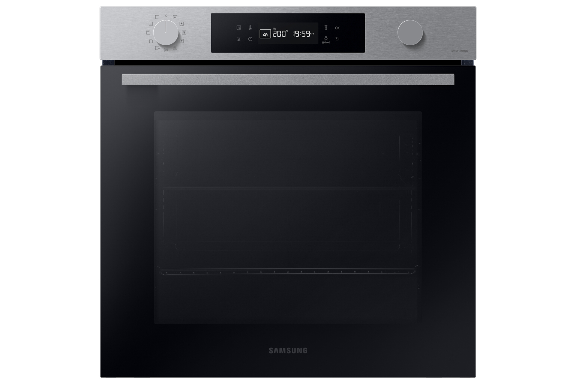 Horno - Samsung NV7B41301AS/U1, Multifunción, Pirolítico, 76l, 59.5 cm, WiFi, Inox
