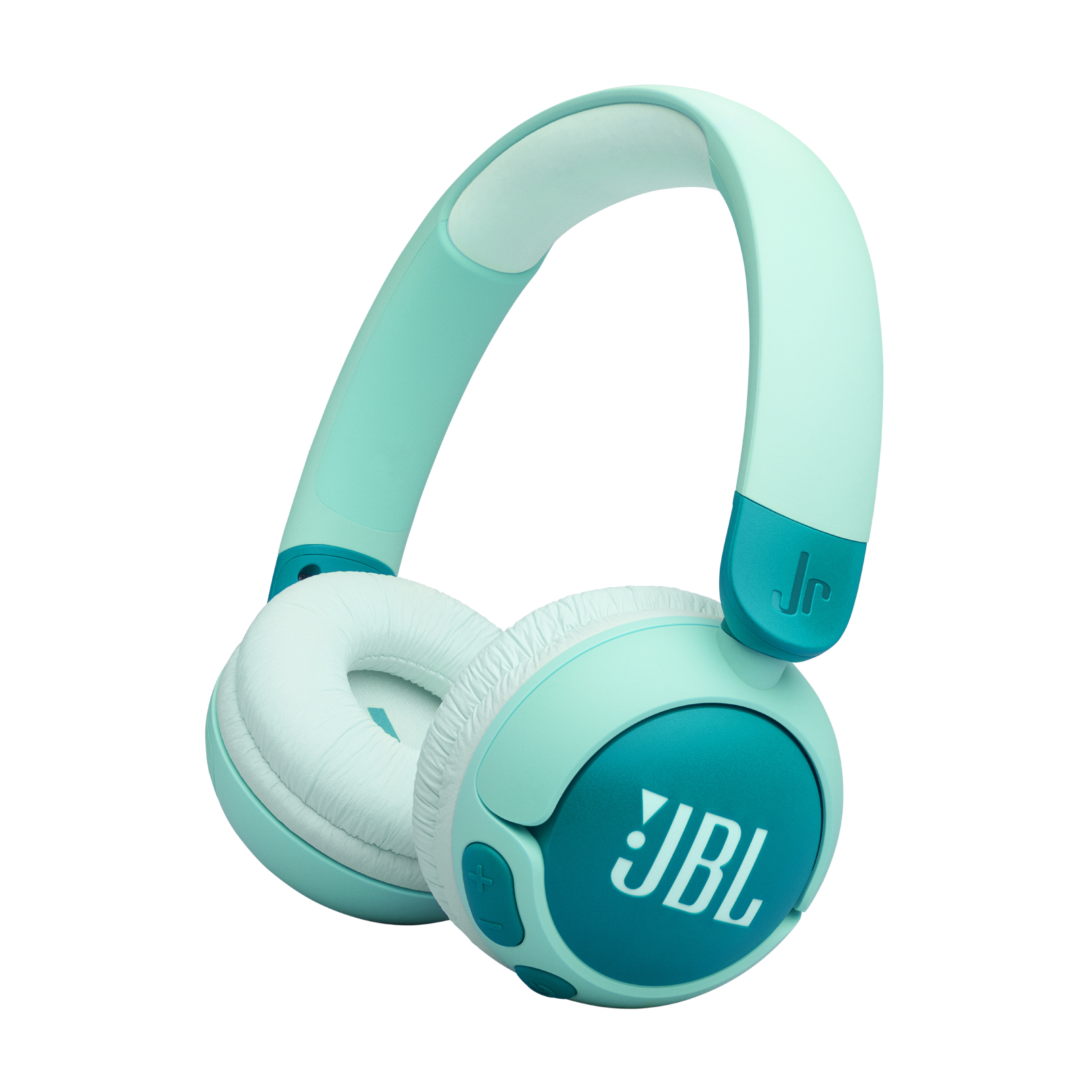 Auriculares infantiles - JBL Junior 320BT, Supraaurales, sonido inocuo 85db, Control parental, Micrófono, Diseño plegable, Autonomía 50h, Verde