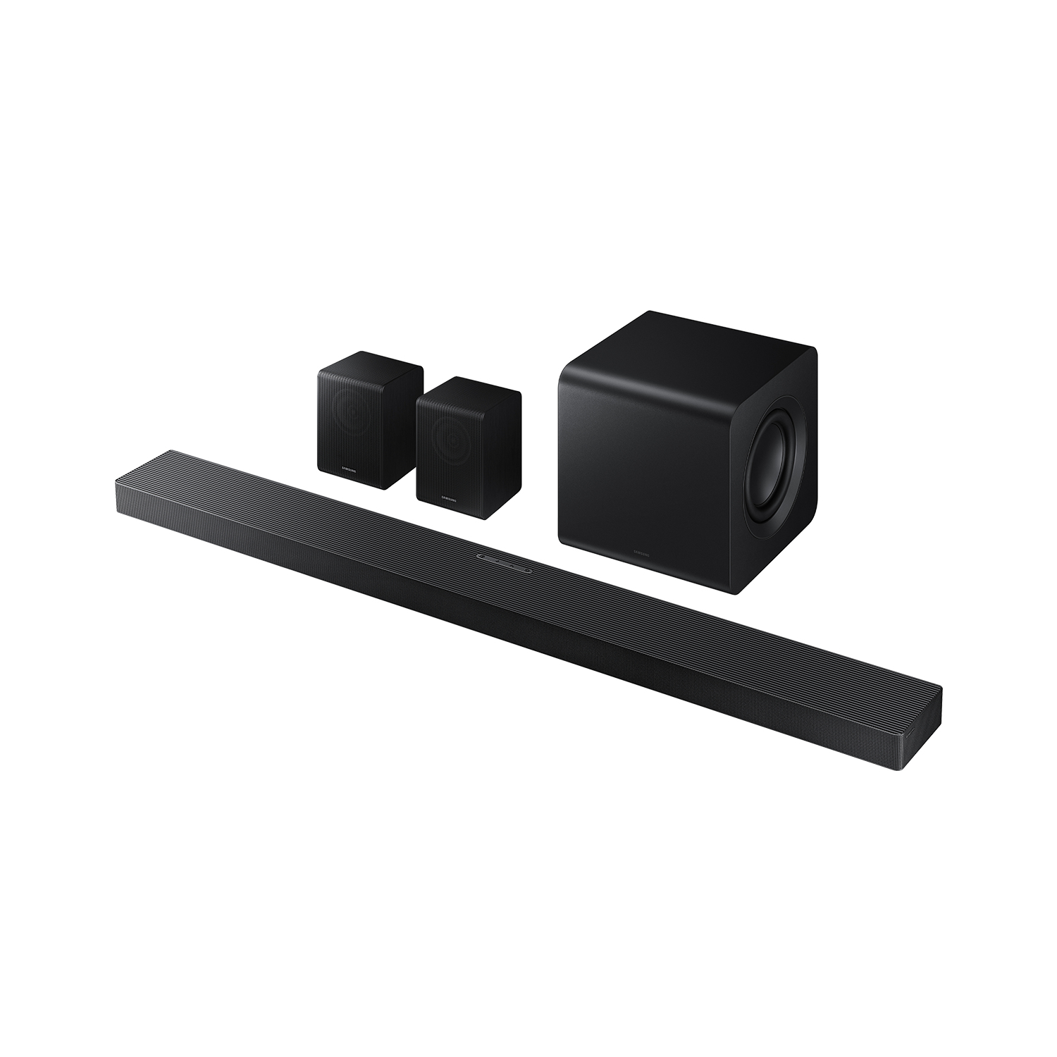 Barra de sonido - Samsung HW-QS750F/ZF, Bluetooth, 465W con subwoofer y Dolby 5.1ch, Wifi Negro