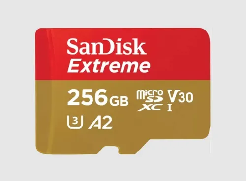 SanDisk Extreme 256 GB MicroSDXC UHS-I Clase 3 SDSQXAV-256G-GN6MA