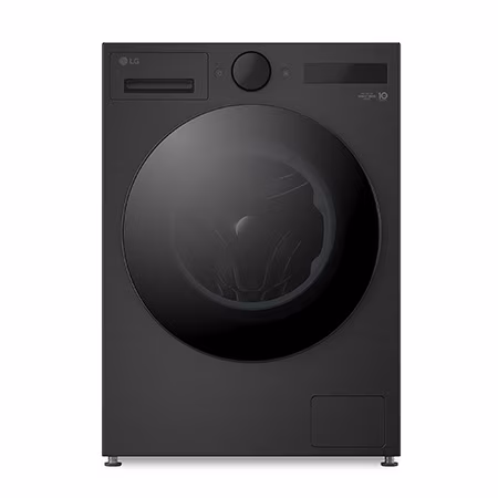 Lavadora secadora - LG W4X7096TBB, 9 kg de lavado, 6 ciclo completo, Negro