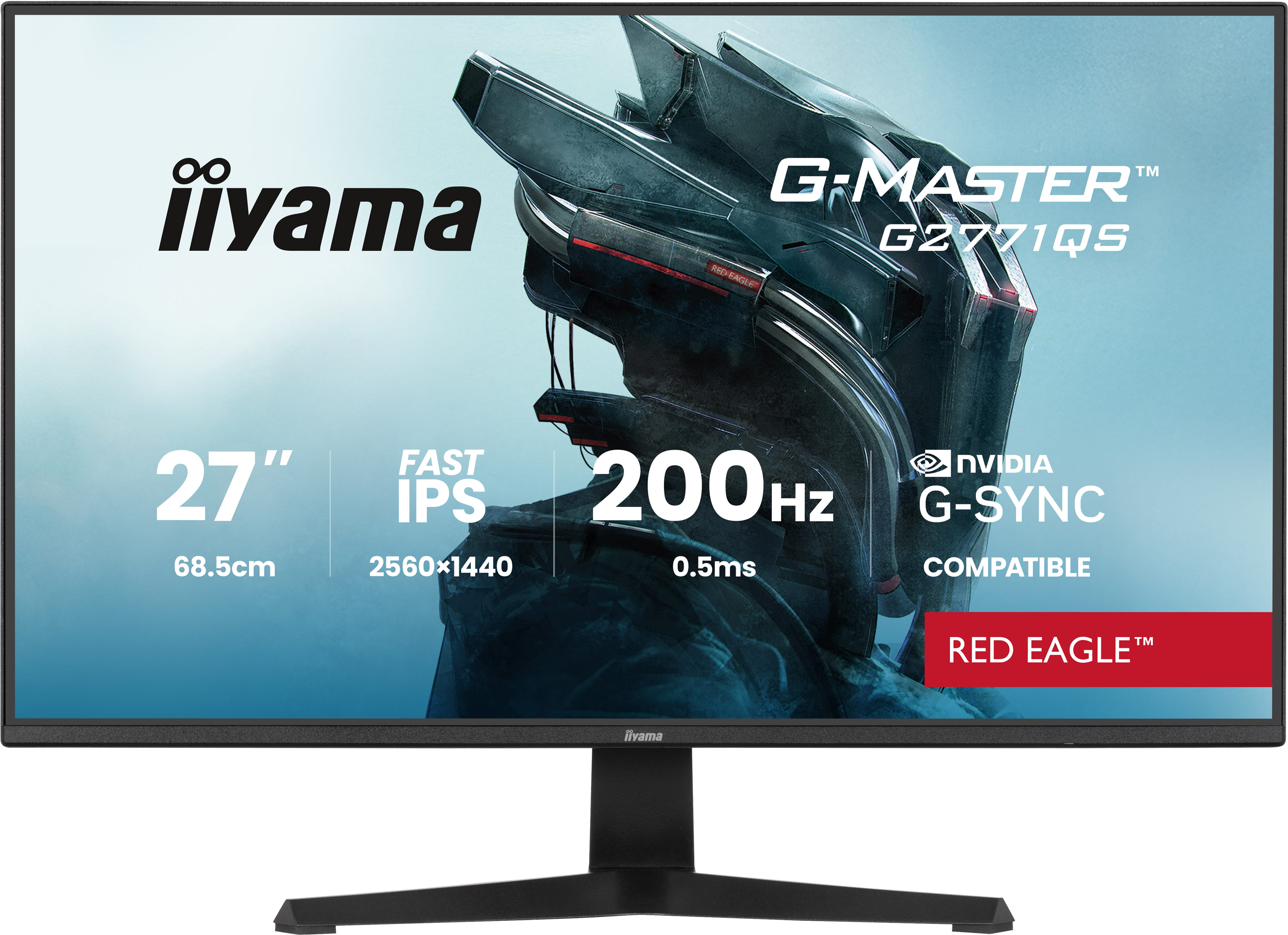 iiyama G-MASTER G2771QS-B1 pantalla para PC 68,6 cm (27") G2771QS-B1