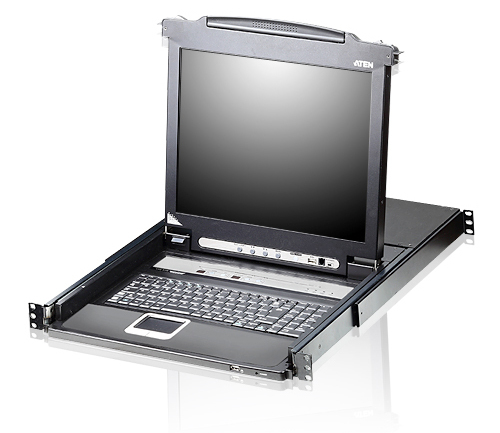 Aten CL5708N-ATA-GG 8-Port PS/2-USB VGA 19" LCD CL5708N-ATA-GG