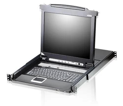 Aten CL5708N-ATA-SG 8-Port PS/2-USB VGA 19" LCD CL5708N-ATA-SG