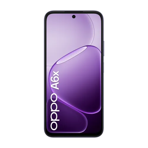 OPPO A6x, Púrpura, 128 GB, 4 GB RAM, 6.75 " LCD Display, Qualcomm Snapdragon 685, 6100 mAh