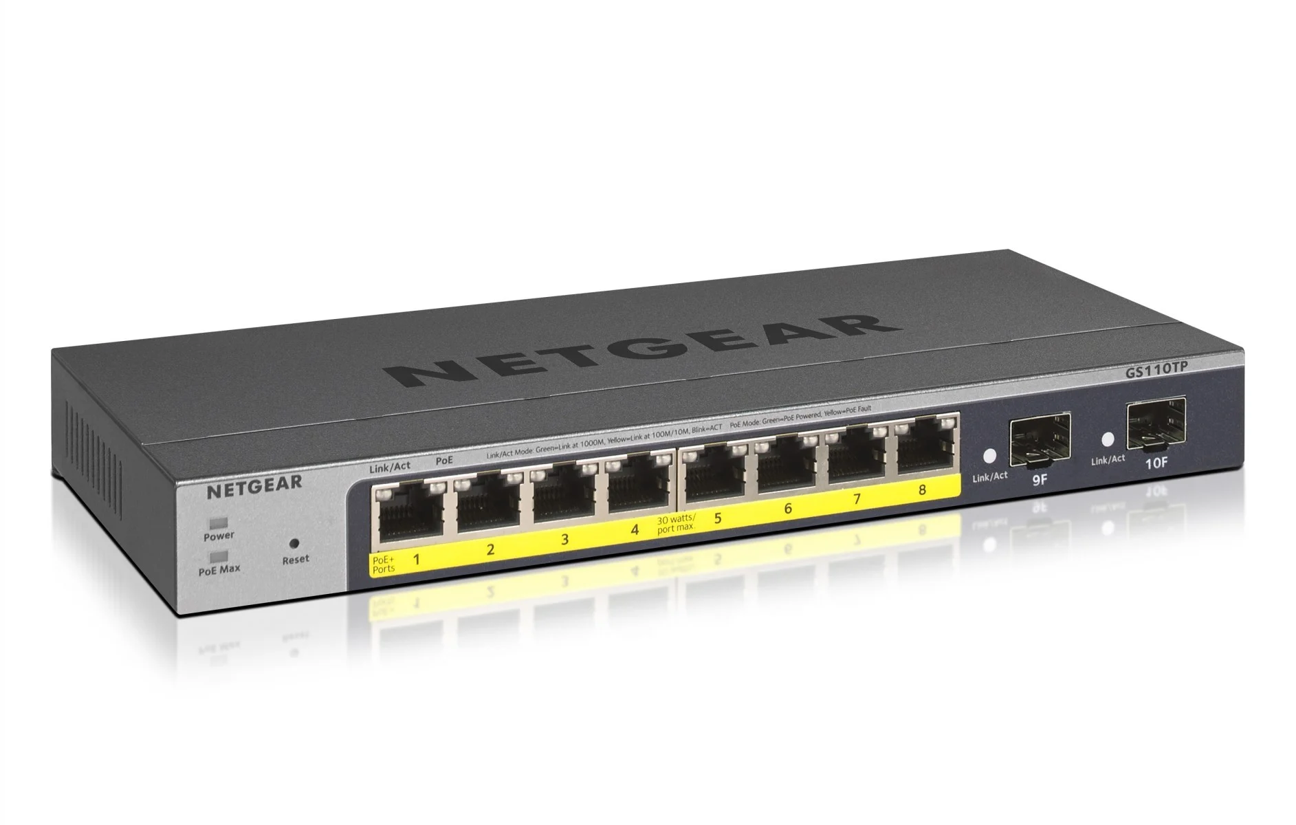 NETGEAR GS110TP Gestionado L2/L3/L4 Gigabit Ethernet GS110TP-300EUS