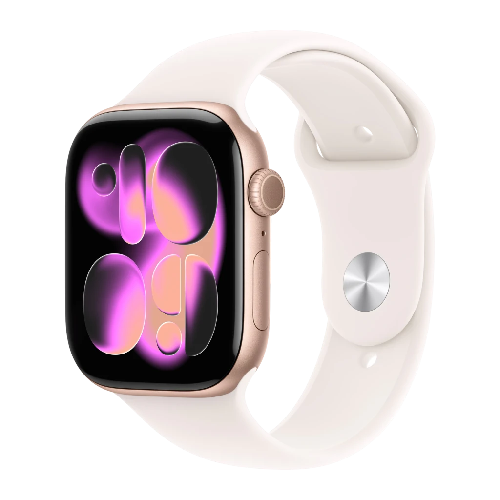Apple Watch Series 11 GPS 46mm Oro Rosa NFC Hasta 38 horas Aluminio 50m