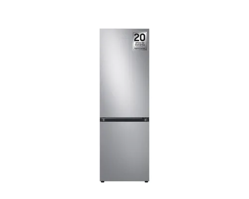 Frigorífico combi - Samsung Smart RB34C602DSA/EF, No Frost, 185.3cm, 344l, Mono Cooling, WiFi, Inox