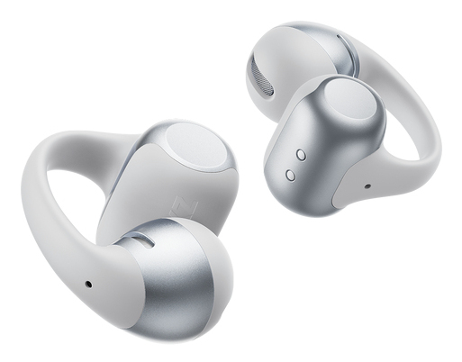 Auriculares conducción de aire - Shokz OpenDots 2, 40h Autonomía, Dolby Audio, Open-Ear, IP57, 3 Micrófonos, Gris