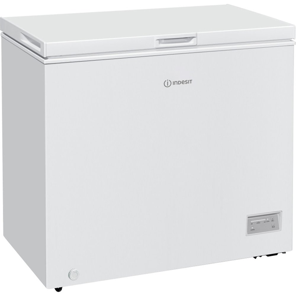 Indesit - Congelador horizontal Indesit estático, 198 litros - INCF 1984 E.