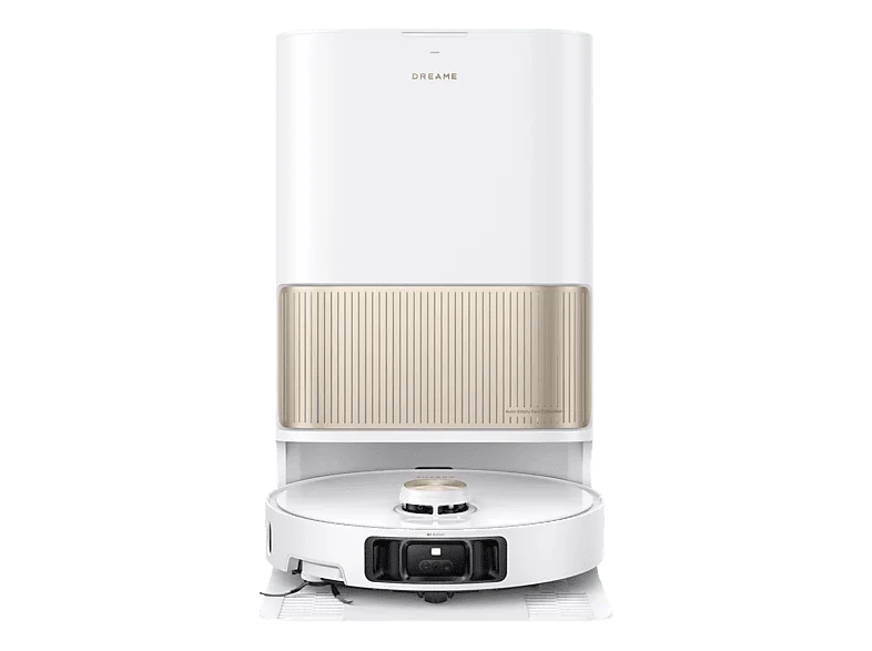 Robot friegasuelos - Dreame L40s Pro Ultra, 600W, 19.000 Pa, RGB con IA + Luz estructurada 3D láser doble, 5200 mAh, Blanco