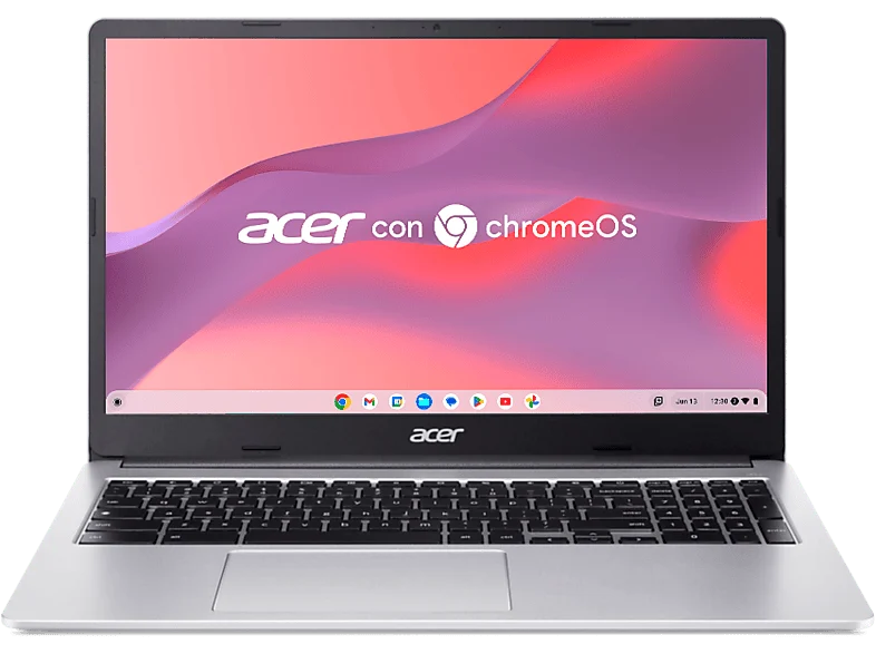 Portátil - Acer Chromebook CB315-4H-C4BQ, 15.6" Full HD, Intel® Celeron® N4500, 8GB RAM, 128GB eMMC, UHD Graphics, Google Chrome OS